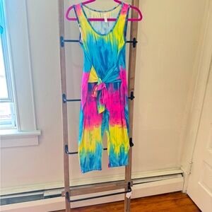 One piece capri jumper 92% polyester 8%Lycra